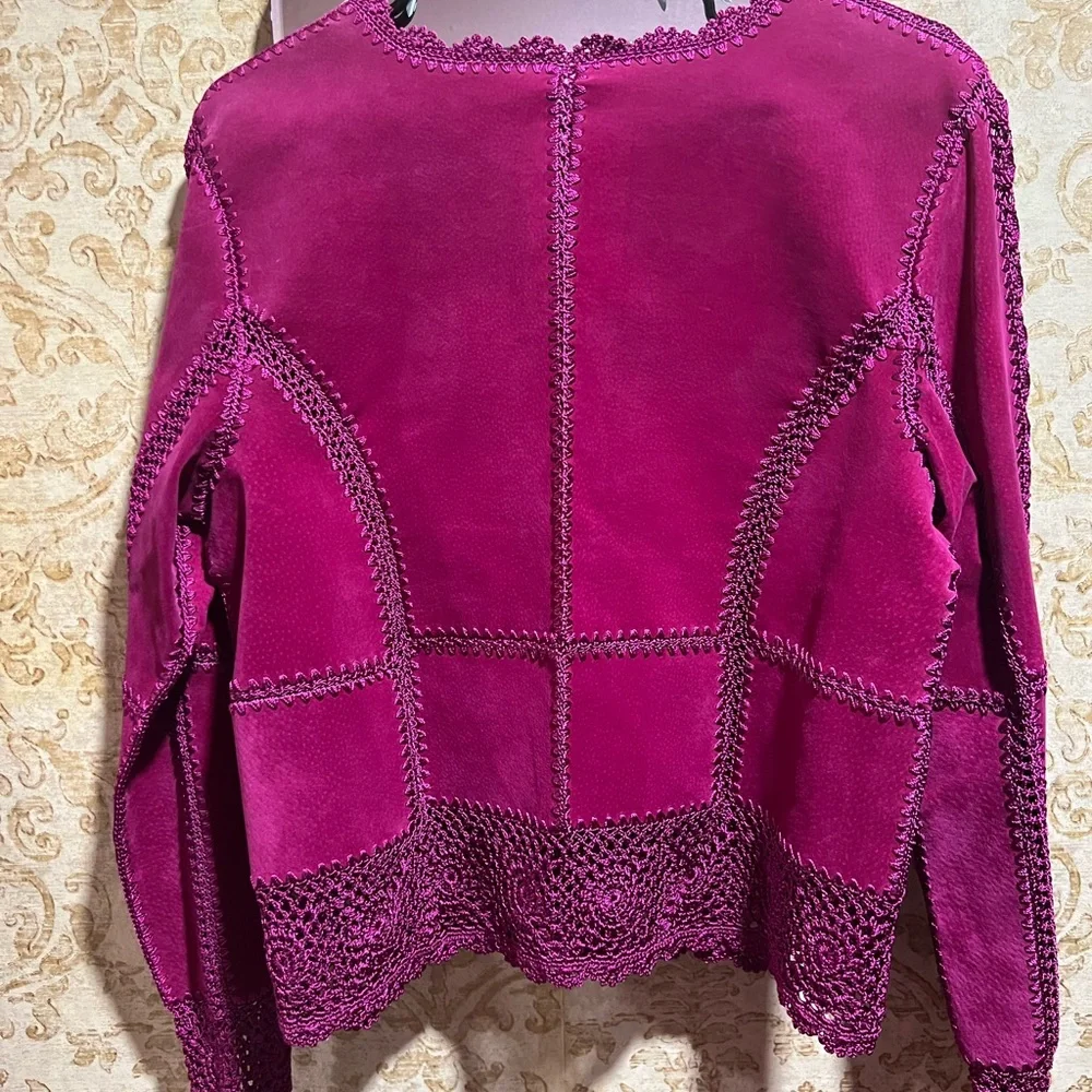 Elegant Pink Women's Jacket - Picture 2 of 2